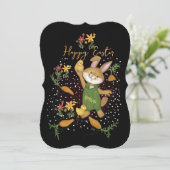 かわいいバニーとニンジン シーズンカード (スタンド正面)