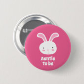 かわいいバニーのおばあちゃん 缶バッジ (正面&裏面)