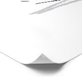 かわいいバニーのポスター（ニンジンを挟む） ポスター (角)