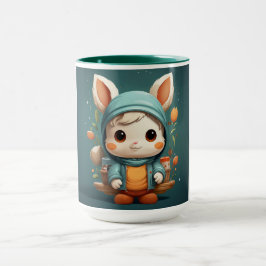 かわいいバニーのマグカップ マグカップ