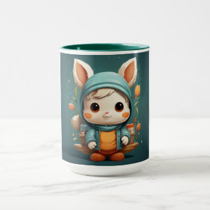 かわいいバニーのマグカップ マグカップ