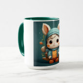 かわいいバニーのマグカップ マグカップ (正面左)