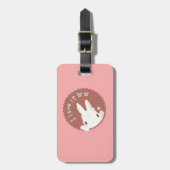 かわいいバニーの名札 ラゲッジタグ (正面縦)
