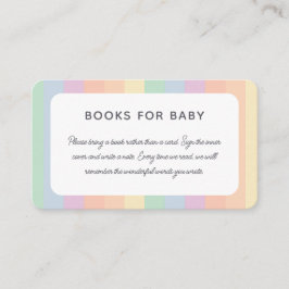 かわいいバニーの女の子や男の子のシャワーベビー エンクロージャーカード