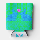 かわいいバニーの愛 缶クーラー (正面)