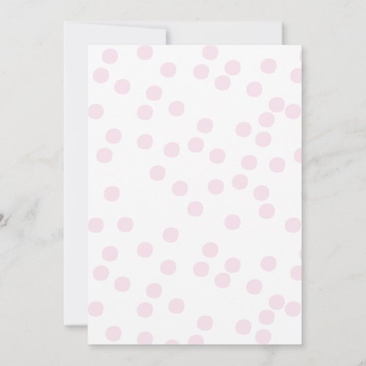 かわいいバニーの耳 |イースターエッグ狩り招待状 招待状 (裏面)