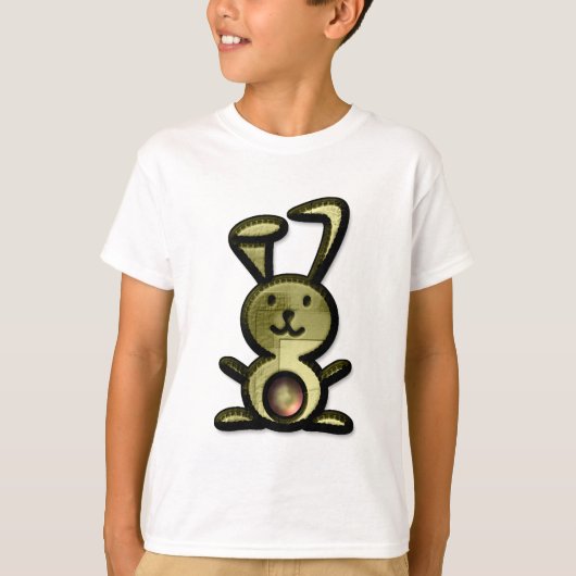 かわいいバニーの芸術 Tシャツ (正面)
