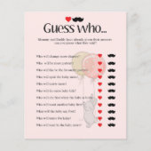 かわいいバニーの赤ちゃんシャワーゲーム (正面)