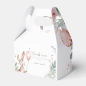 かわいいバニーの赤ちゃんシャワー フェイバーボックス (正面サイド)