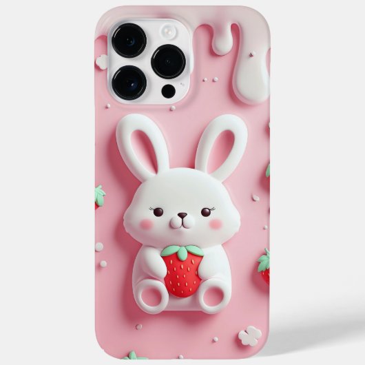 かわいいバニーの電話ケース – かわいいウサギ Case-Mate iPhoneケース (裏面)