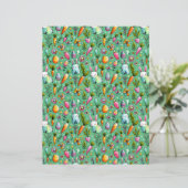 かわいいバニーをテーマにした復活祭のスクラップブック紙 (スタンド正面)