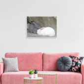 かわいいバニーウサギたち2 キャンバスプリント (インサイチュ (リビング))