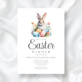 かわいいバニーエッグ狩りとイースターディナー 招待状