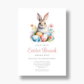 かわいいバニーエッグ狩りとイースターブランチ 招待状