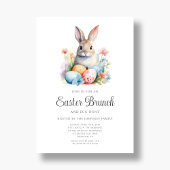 かわいいバニーエッグ狩りとイースターブランチ 招待状