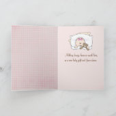 かわいいバニーオンジンガムfor新生児 カード (内部)