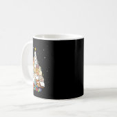 かわいいバニークリスマスツリー1 コーヒーマグカップ (正面左)