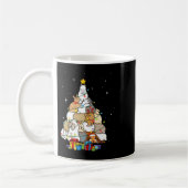 かわいいバニークリスマスツリー1 コーヒーマグカップ (左)