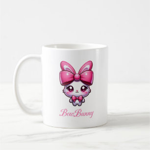 かわいいバニーコケット、ボーバニー コーヒーマグカップ