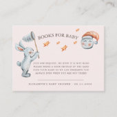 かわいいバニースターレインボーオムツラッフル エンクロージャーカード (正面)