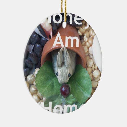 かわいいバニースナック セラミックオーナメント (右)