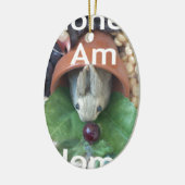 かわいいバニースナック セラミックオーナメント (左)