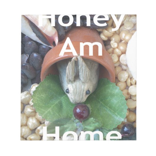 かわいいバニースナック ノートパッド (正面)