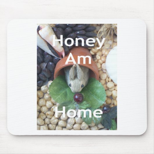 かわいいバニースナック マウスパッド (正面)