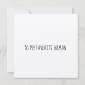 かわいいバニーパーソナライズされたとハートバレンタインデー カード (裏面)