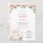 かわいいバニーピンクフローラフェアリーライトベビー散水 (正面/裏面)