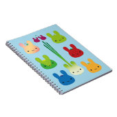 かわいいバニーフルーツ&野菜 ノートブック (右側)