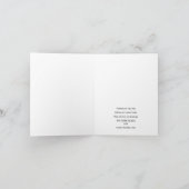 かわいいバニーフローラウォーターカラーイースターデザイン 案内状 (内部)