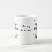 かわいいバニーメリークリスマス コーヒーマグカップ (中央)