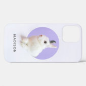 かわいいバニーラビットイースターシモダンックパーソナライズされた Case-Mate iPhoneケース (裏面 (横))