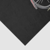 かわいいバニーラビットオンバイクサイクリング自転車 薄葉紙 (詳細)