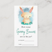 かわいいバニー何枚グミのバニーのゲーム エンクロージャーカード (正面)