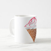 かわいいバニー医療アシスタントバニー復活祭の看護 コーヒーマグカップ (正面左)