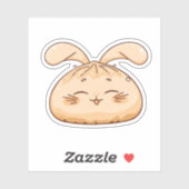かわいいバニー団子 シール (シート)