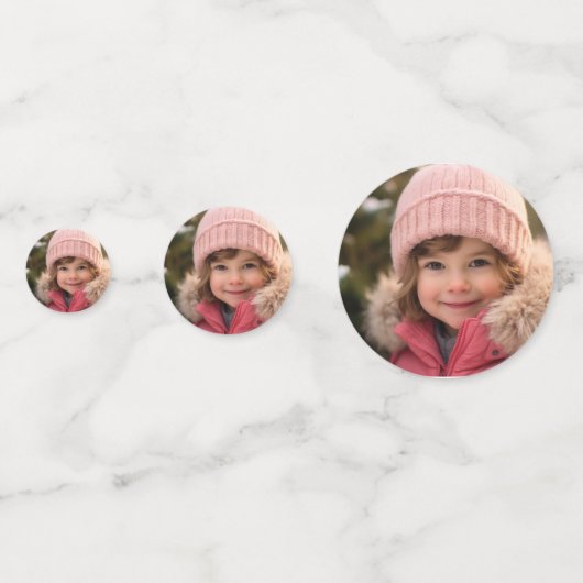 かわいいバニー幼稚園の卒業写真 コンフェッティ (裏面)