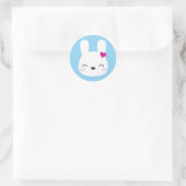 かわいいバニー感情 ラウンドシール (バッグ)