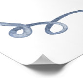 かわいいバニー春キッド3rd誕生日パーティーへようこそ ポスター (角)