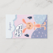 かわいいバニー月刊本の数ロイヤリティカード ロイヤリティカード (正面)