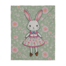 かわいいバニー毛布