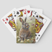 かわいいバニー絵画ラビット トランプ (裏面)