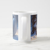 かわいいバニー誕生日マグ – キッズギフトパーソナライズされたズ ジャンボコーヒーマグカップ (裏面)