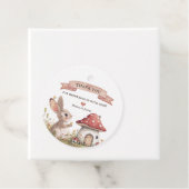 かわいいバニー赤ちゃんシャワーありがとう フェイバータグ (インサイチュ)