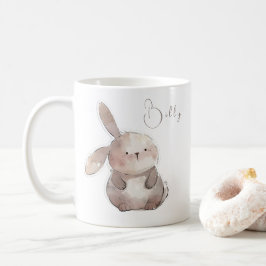 かわいいバニー2 パーソナライズされた、 コーヒーマグカップ