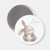 かわいいバニー2 パーソナライズされた、 マグネット (正面/裏面)