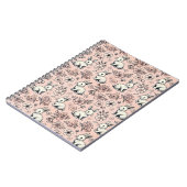 かわいいバニー&さくらんぼブロッサムドールノート ノートブック (左側)