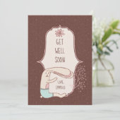 かわいいバニー カード (スタンド正面)